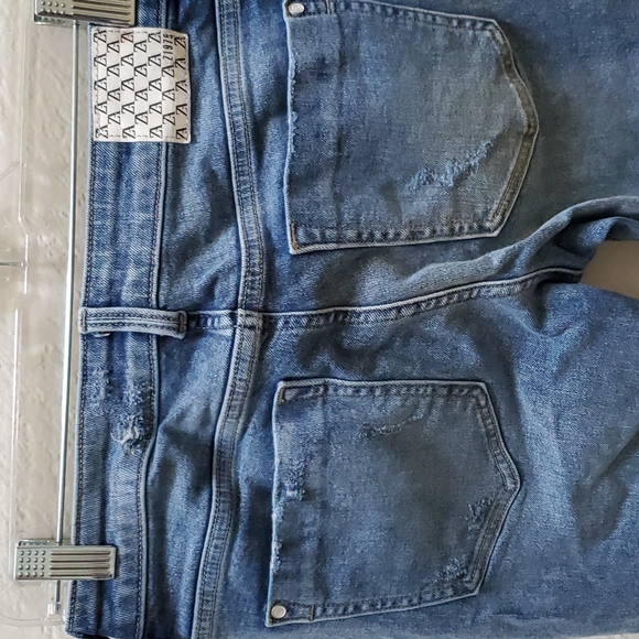 Zara Basic Z1975 Distressed Mid Rise Skinny Jeans Size 4 - Picture 9 of 9